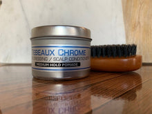 Load image into Gallery viewer, Tebeaux Chrome &quot;all natural&quot; pomade (only sold in quantities of 12, 24, and 48 tins at this time)