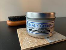 Load image into Gallery viewer, Tebeaux Chrome &quot;all natural&quot; pomade (only sold in quantities of 12, 24, and 48 tins at this time)